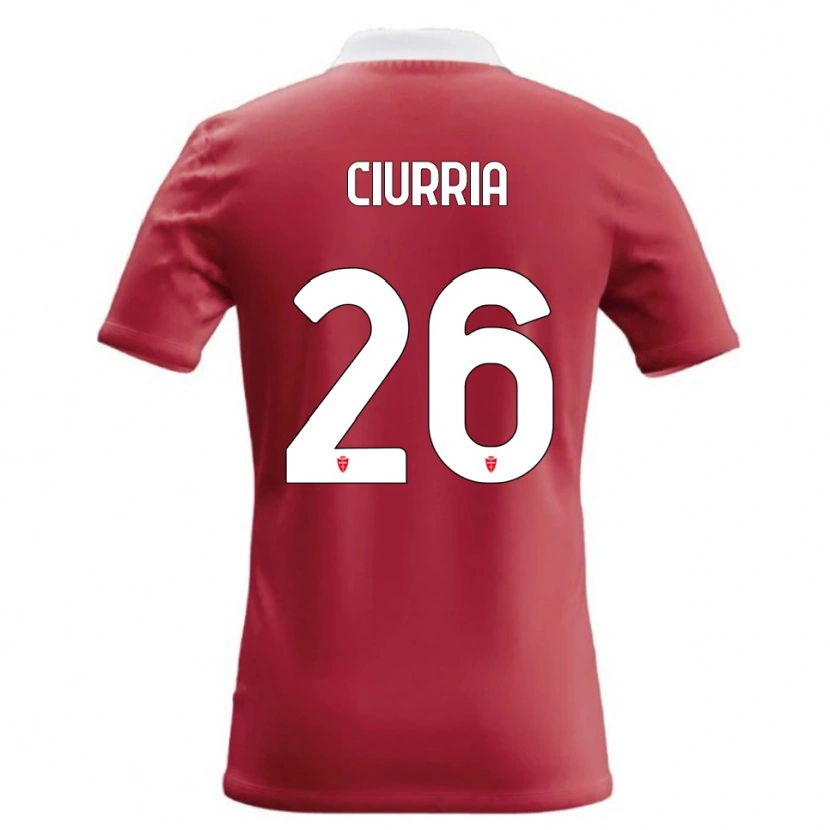 Danxen Kinderen Patrick Ciurria #26 Rood Wit Thuisshirt Thuistenue 2026/27 T-Shirt