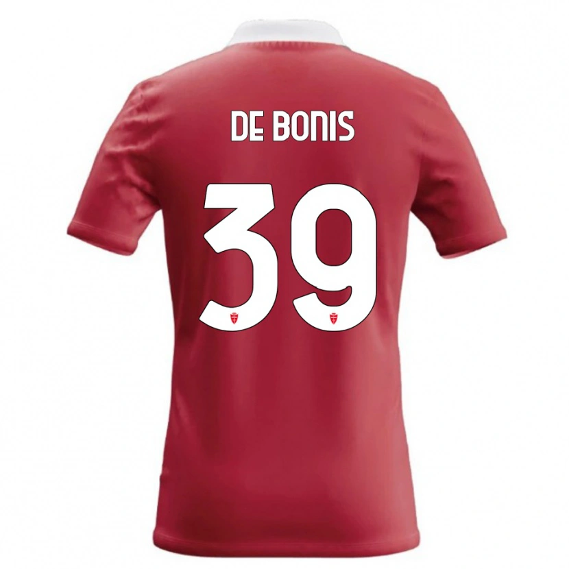 Danxen Kinderen Andrea De Bonis #39 Rood Wit Thuisshirt Thuistenue 2026/27 T-Shirt