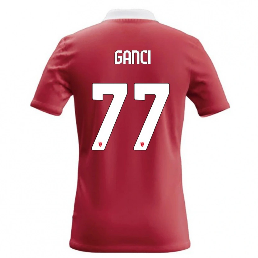 Danxen Kinderen Daniele Ganci #77 Rood Wit Thuisshirt Thuistenue 2026/27 T-Shirt