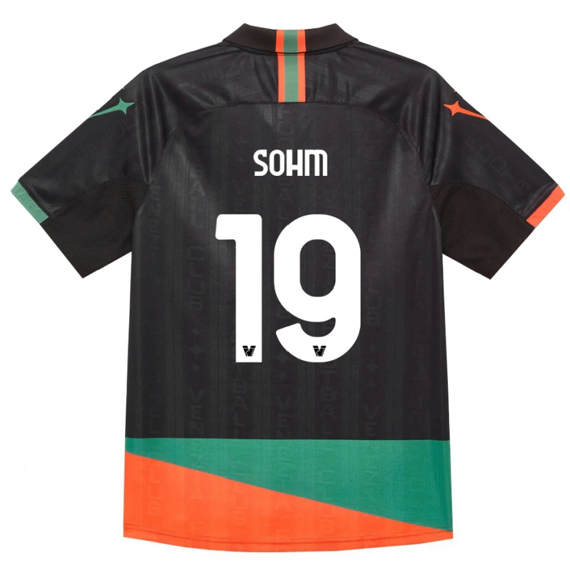Danxen Kinderen Simon Sohm #19 Zwart Oranje Groen Thuisshirt Thuistenue 2026/27 T-Shirt