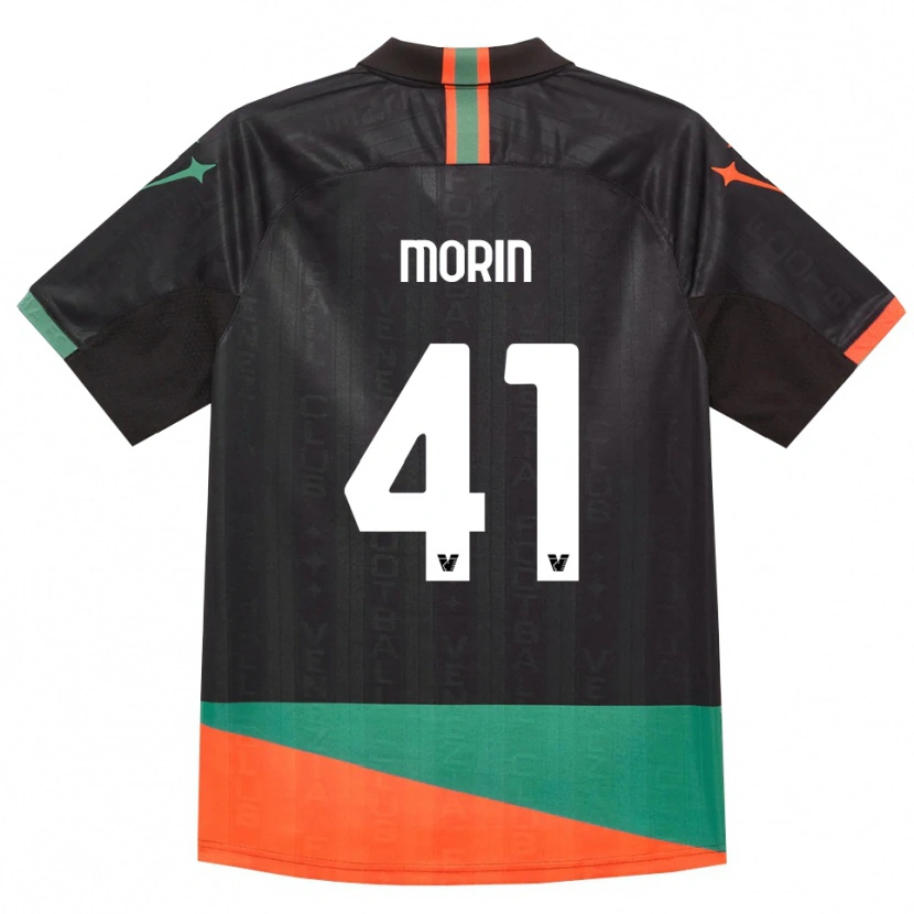 Danxen Kinderen Elena Morin #41 Zwart Oranje Groen Thuisshirt Thuistenue 2026/27 T-Shirt