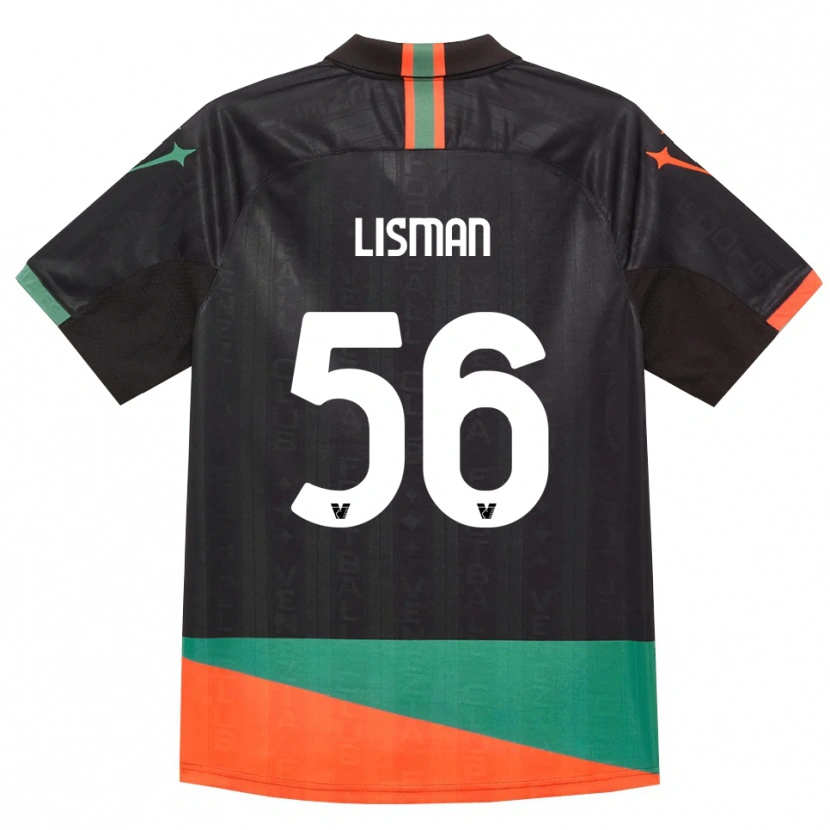 Danxen Kinderen Kornel Lisman #56 Zwart Oranje Groen Thuisshirt Thuistenue 2026/27 T-Shirt