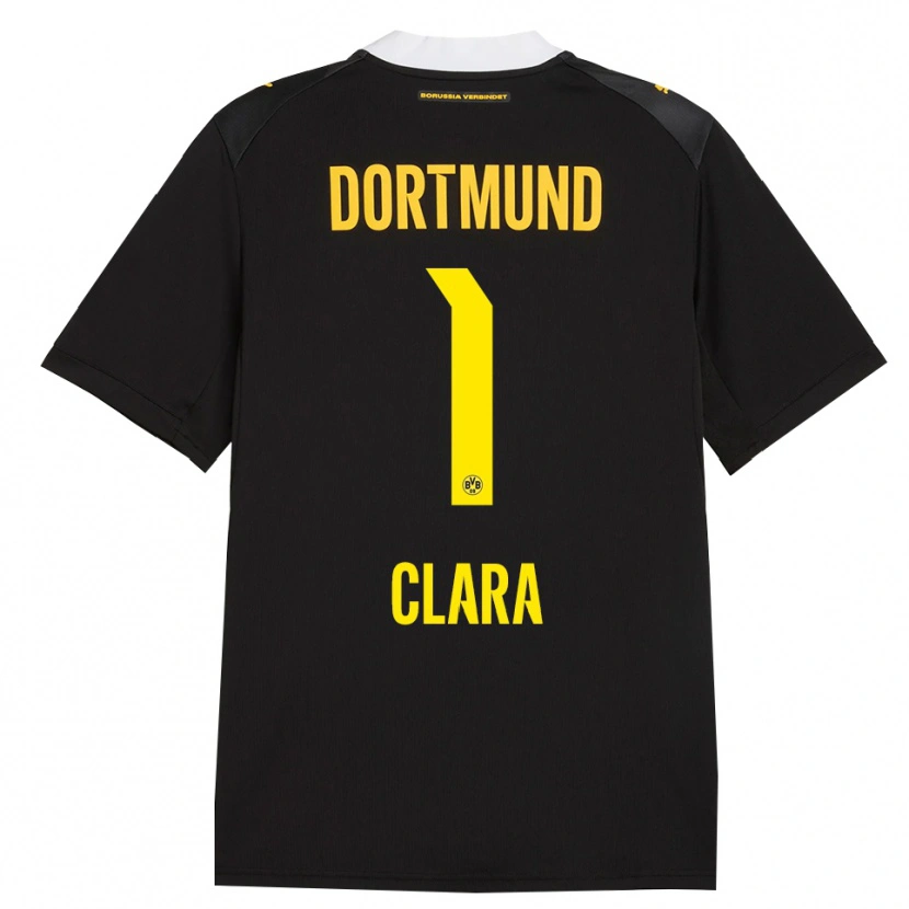 Danxen Kinderen Woltering Clara #1 Zwart Rood Geel Uitshirt Uittenue 2026/27 T-Shirt