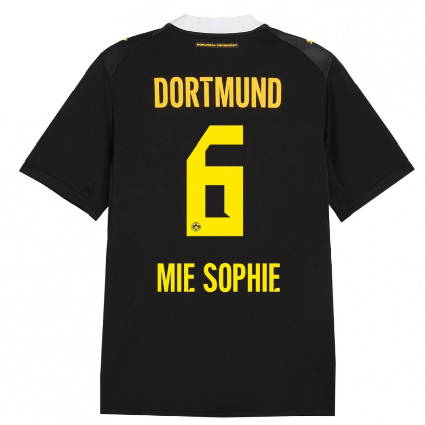 Danxen Kinderen Sando Mie Sophie #6 Zwart Rood Geel Uitshirt Uittenue 2026/27 T-Shirt