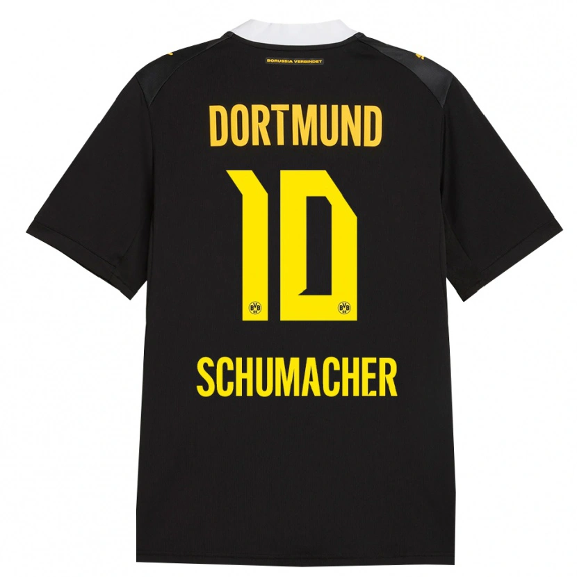 Danxen Kinderen Rita Schumacher #10 Zwart Rood Geel Uitshirt Uittenue 2026/27 T-Shirt