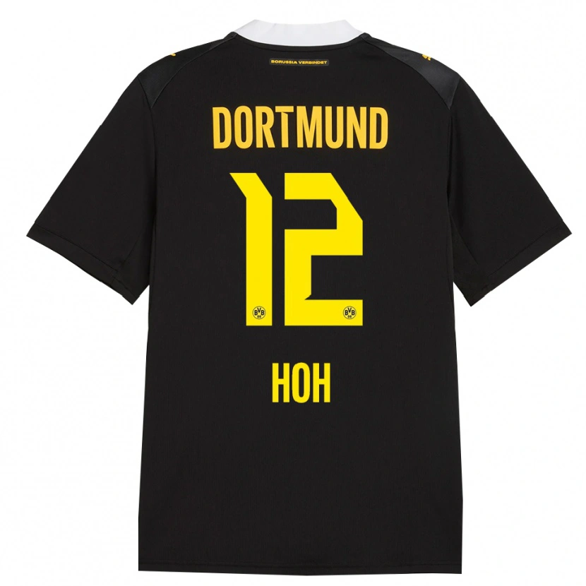 Danxen Kinderen Hendrik Hoh #12 Zwart Rood Geel Uitshirt Uittenue 2026/27 T-Shirt