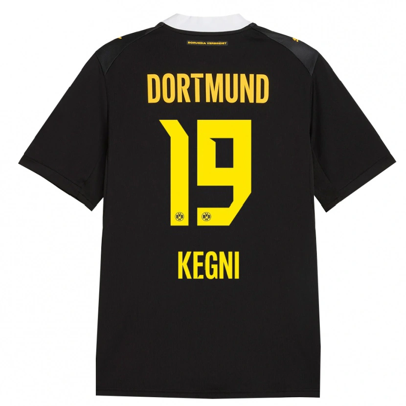Danxen Kinderen Pharell Kegni #19 Zwart Rood Geel Uitshirt Uittenue 2026/27 T-Shirt