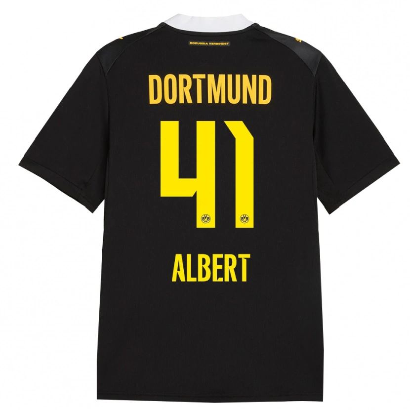 Danxen Kinderen Mathis Albert #41 Zwart Rood Geel Uitshirt Uittenue 2026/27 T-Shirt
