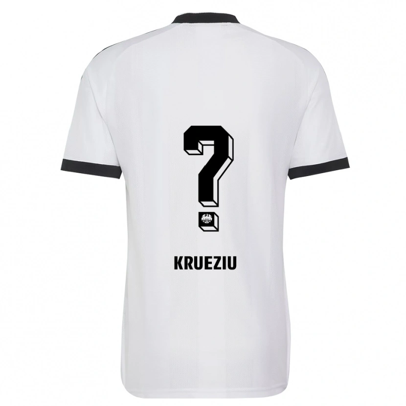 Danxen Kinderen Rahman Krueziu #0 Zwart Wit Uitshirt Uittenue 2026/27 T-Shirt