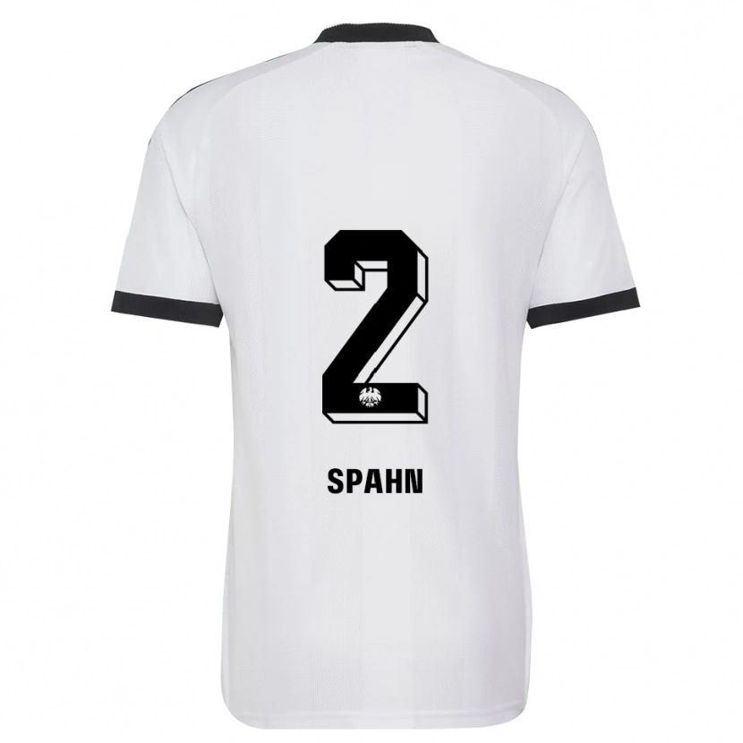 Danxen Kinderen Maurice Spahn #2 Zwart Wit Uitshirt Uittenue 2026/27 T-Shirt