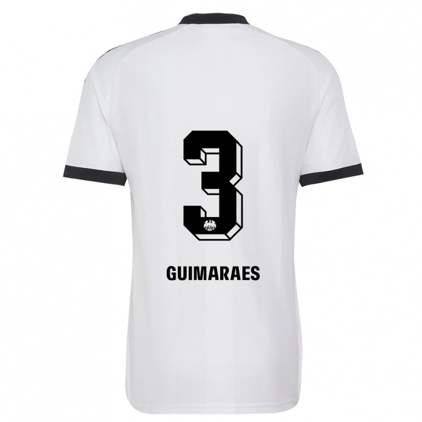Danxen Kinderen Pedro Guimaraes #3 Zwart Wit Uitshirt Uittenue 2026/27 T-Shirt