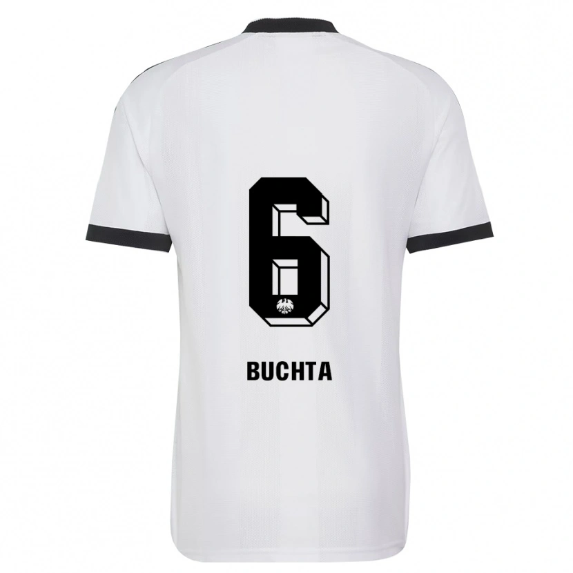 Danxen Kinderen Philip Buchta #6 Zwart Wit Uitshirt Uittenue 2026/27 T-Shirt
