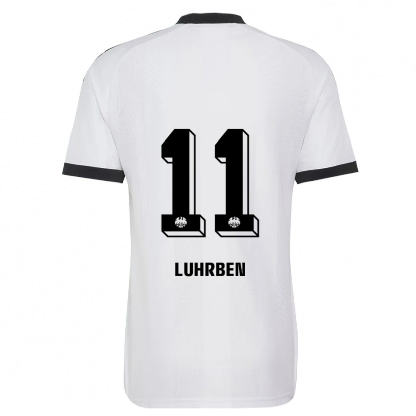 Danxen Kinderen Nina Lührßen #11 Zwart Wit Uitshirt Uittenue 2026/27 T-Shirt