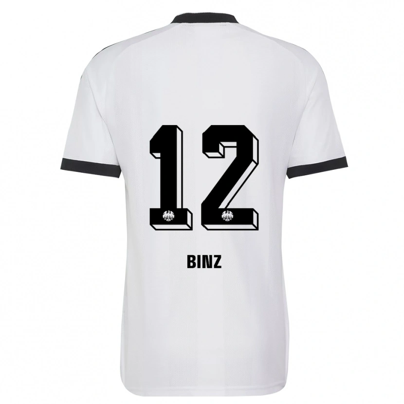 Danxen Kinderen Sam Binz #12 Zwart Wit Uitshirt Uittenue 2026/27 T-Shirt