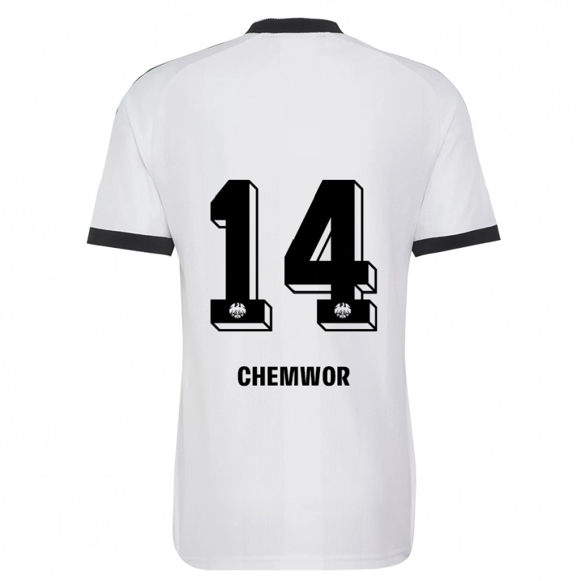Danxen Kinderen Sadiki Chemwor #14 Zwart Wit Uitshirt Uittenue 2026/27 T-Shirt