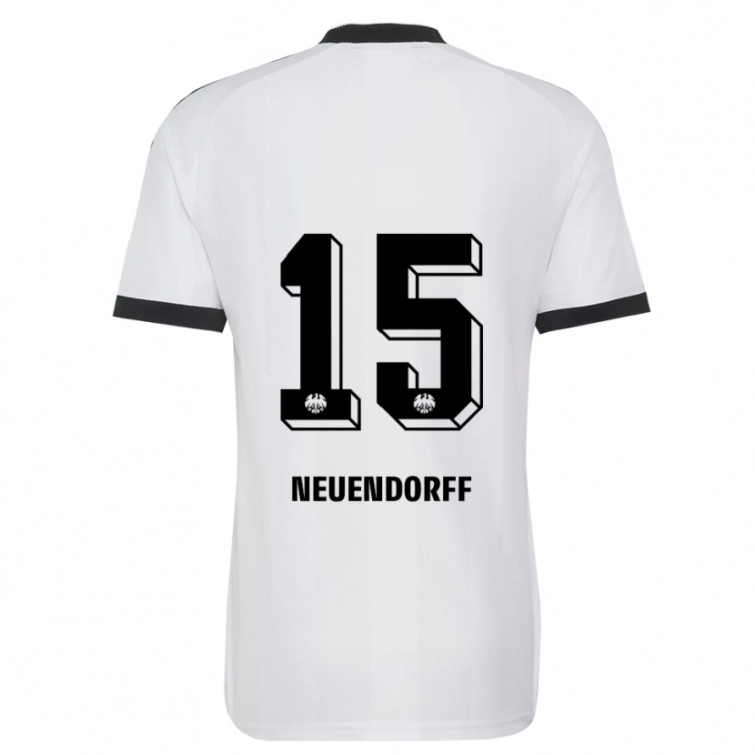 Danxen Kinderen Nilo Neuendorff #15 Zwart Wit Uitshirt Uittenue 2026/27 T-Shirt