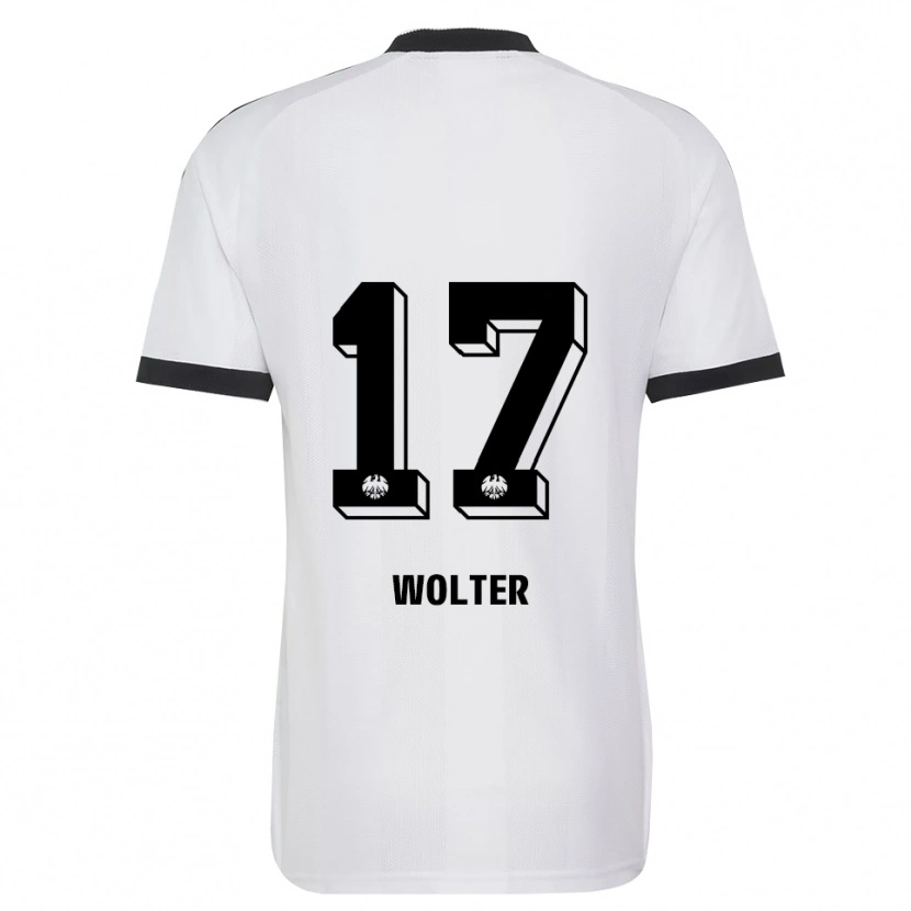Danxen Kinderen Pia-Sophie Wolter #17 Zwart Wit Uitshirt Uittenue 2026/27 T-Shirt