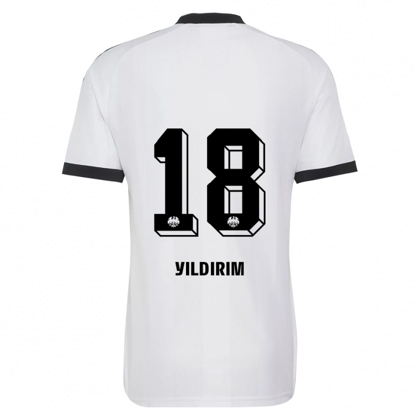 Danxen Kinderen Metehan Yildirim #18 Zwart Wit Uitshirt Uittenue 2026/27 T-Shirt