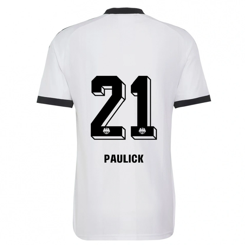 Danxen Kinderen Lea Paulick #21 Zwart Wit Uitshirt Uittenue 2026/27 T-Shirt