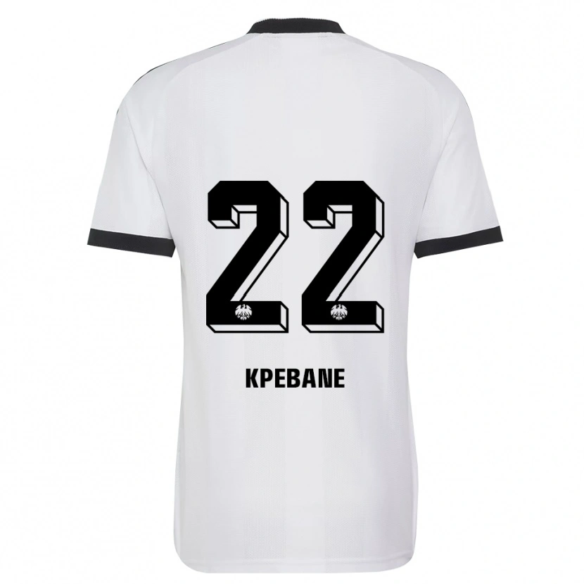 Danxen Kinderen Tamiou Kpebane #22 Zwart Wit Uitshirt Uittenue 2026/27 T-Shirt