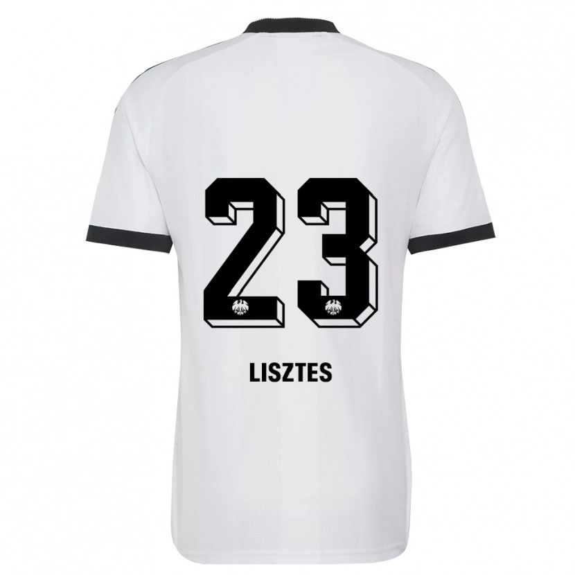 Danxen Kinderen Krisztián Lisztes #23 Zwart Wit Uitshirt Uittenue 2026/27 T-Shirt