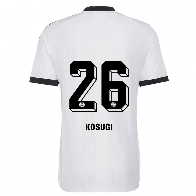 Danxen Kinderen Keita Kosugi #26 Zwart Wit Uitshirt Uittenue 2026/27 T-Shirt