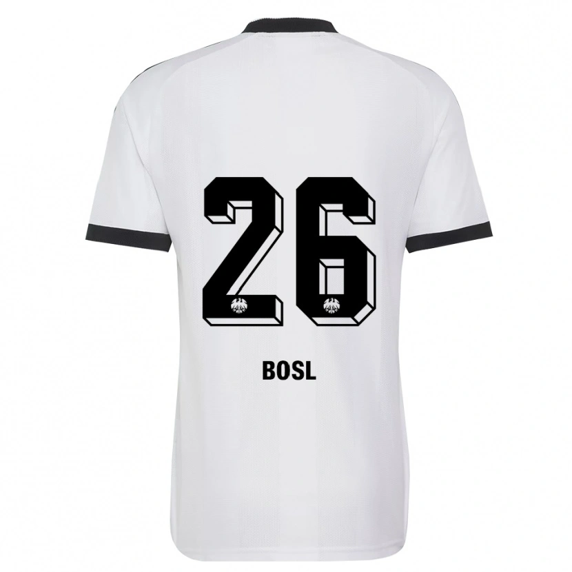 Danxen Kinderen Cara Bosl #26 Zwart Wit Uitshirt Uittenue 2026/27 T-Shirt