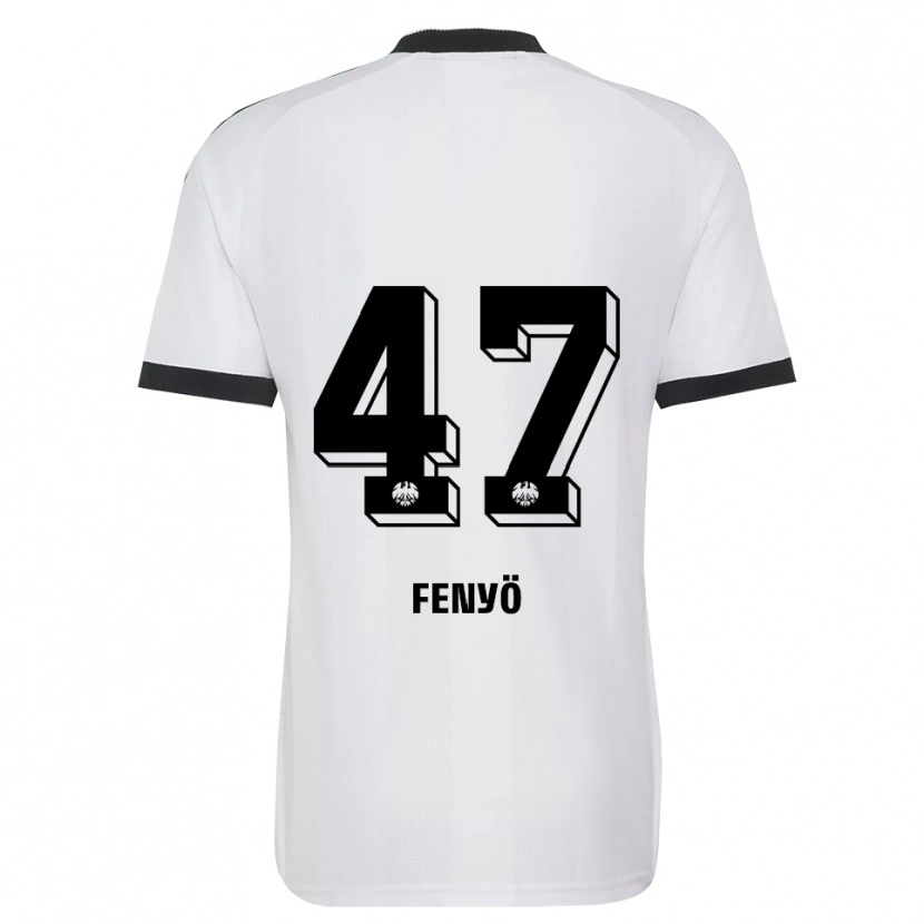 Danxen Kinderen Noah Fenyö #47 Zwart Wit Uitshirt Uittenue 2026/27 T-Shirt