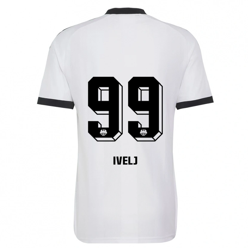 Danxen Kinderen Noemi Ivelj #99 Zwart Wit Uitshirt Uittenue 2026/27 T-Shirt