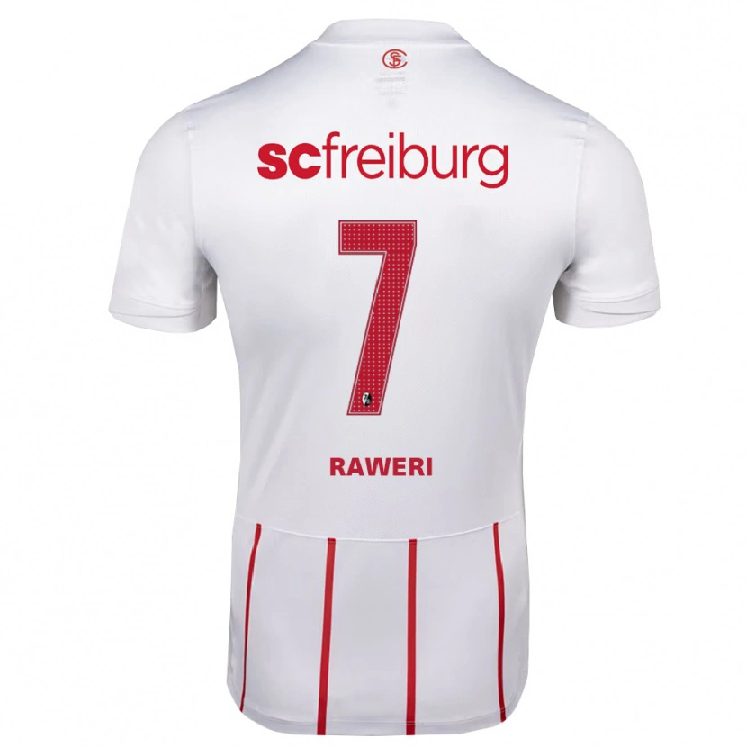 Danxen Kinderen Krish Raweri #7 Wit Rood Geel Uitshirt Uittenue 2026/27 T-Shirt