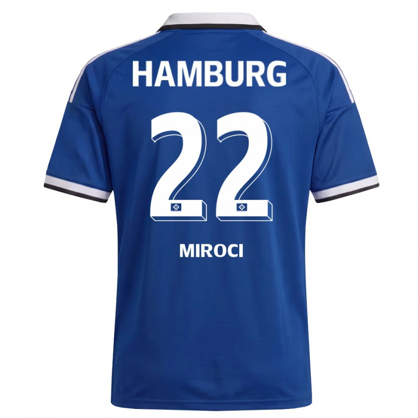 Danxen Kinderen Dionart Miroci #22 Wit Blauw Uitshirt Uittenue 2026/27 T-Shirt