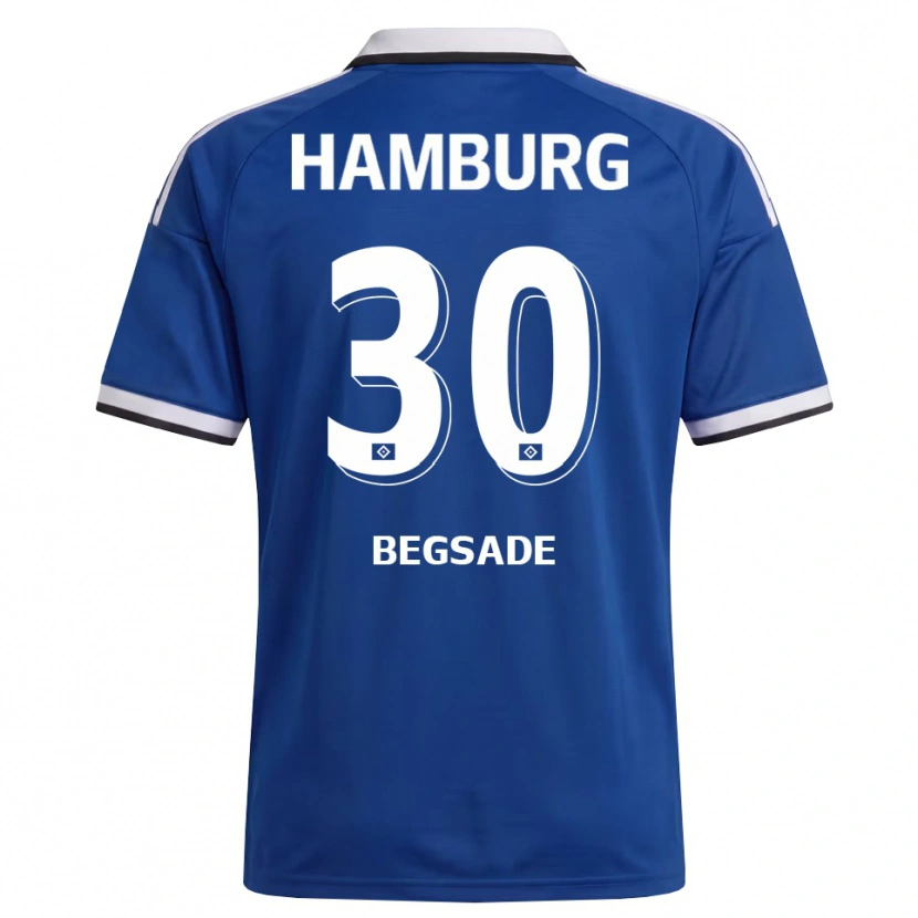 Danxen Kinderen Soheil Begsade #30 Wit Blauw Uitshirt Uittenue 2026/27 T-Shirt