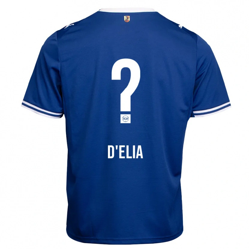 Danxen Kinderen Marlon D'elia #0 Koninklijk Blauw Wit Uitshirt Uittenue 2026/27 T-Shirt