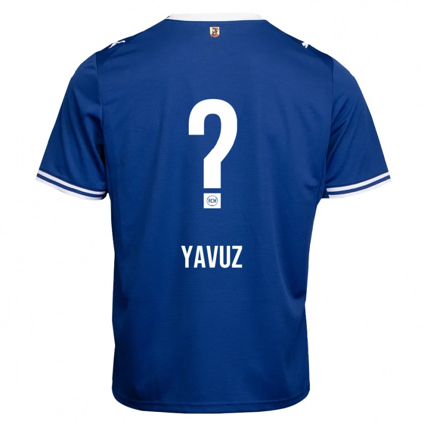 Danxen Kinderen Abdullah Yavuz #0 Koninklijk Blauw Wit Uitshirt Uittenue 2026/27 T-Shirt