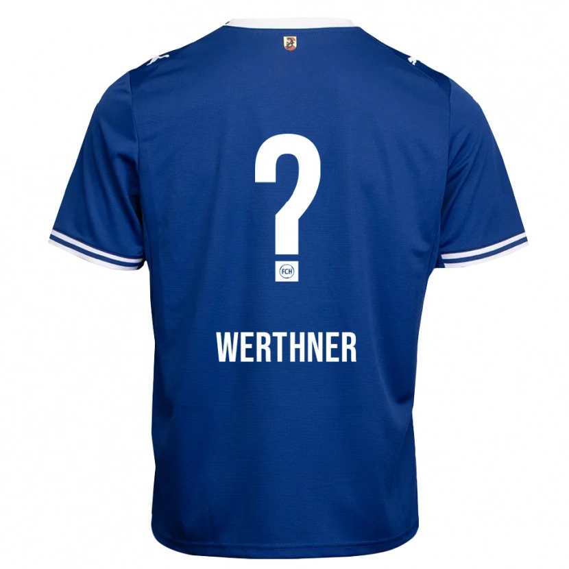 Danxen Kinderen Loretta Werthner #0 Koninklijk Blauw Wit Uitshirt Uittenue 2026/27 T-Shirt