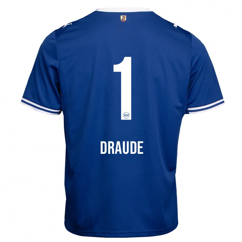 Danxen Kinderen Michel Draude #1 Koninklijk Blauw Wit Uitshirt Uittenue 2026/27 T-Shirt