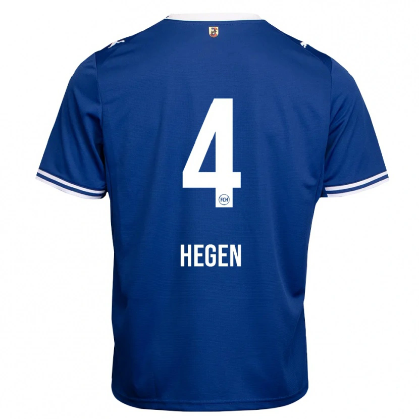 Danxen Kinderen Robin Hegen #4 Koninklijk Blauw Wit Uitshirt Uittenue 2026/27 T-Shirt