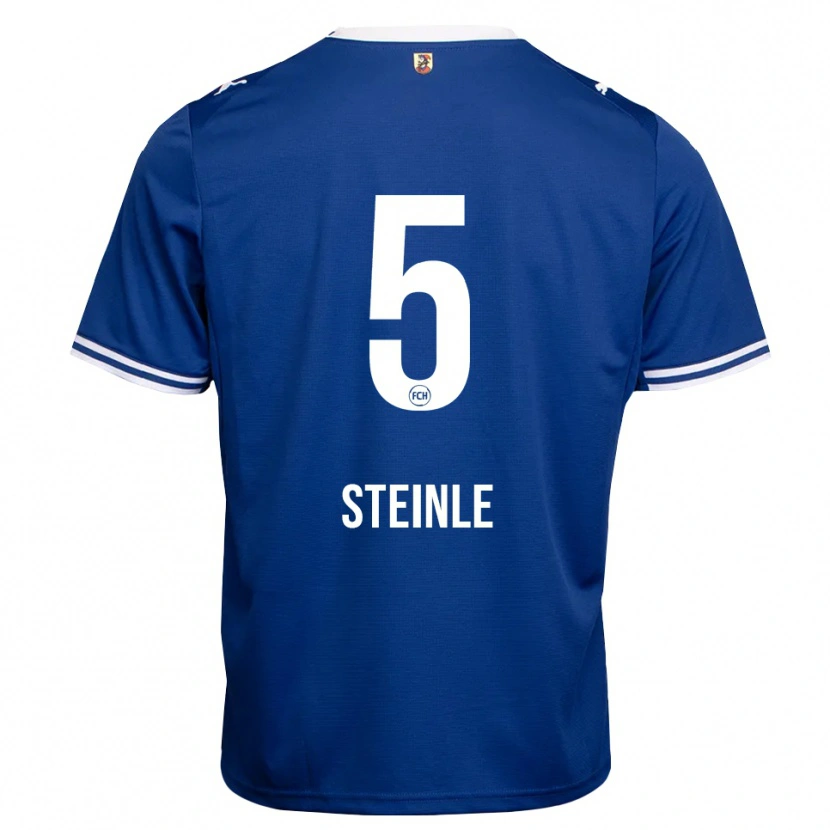 Danxen Kinderen Joel Steinle #5 Koninklijk Blauw Wit Uitshirt Uittenue 2026/27 T-Shirt