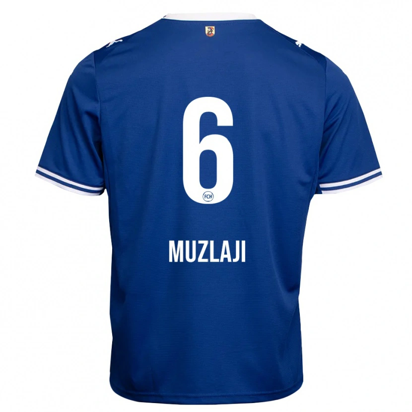 Danxen Kinderen Saleem Muzlaji #6 Koninklijk Blauw Wit Uitshirt Uittenue 2026/27 T-Shirt