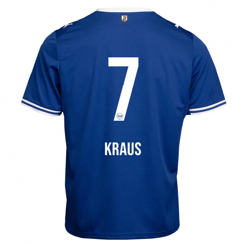 Danxen Kinderen Sabrina Kraus #7 Koninklijk Blauw Wit Uitshirt Uittenue 2026/27 T-Shirt