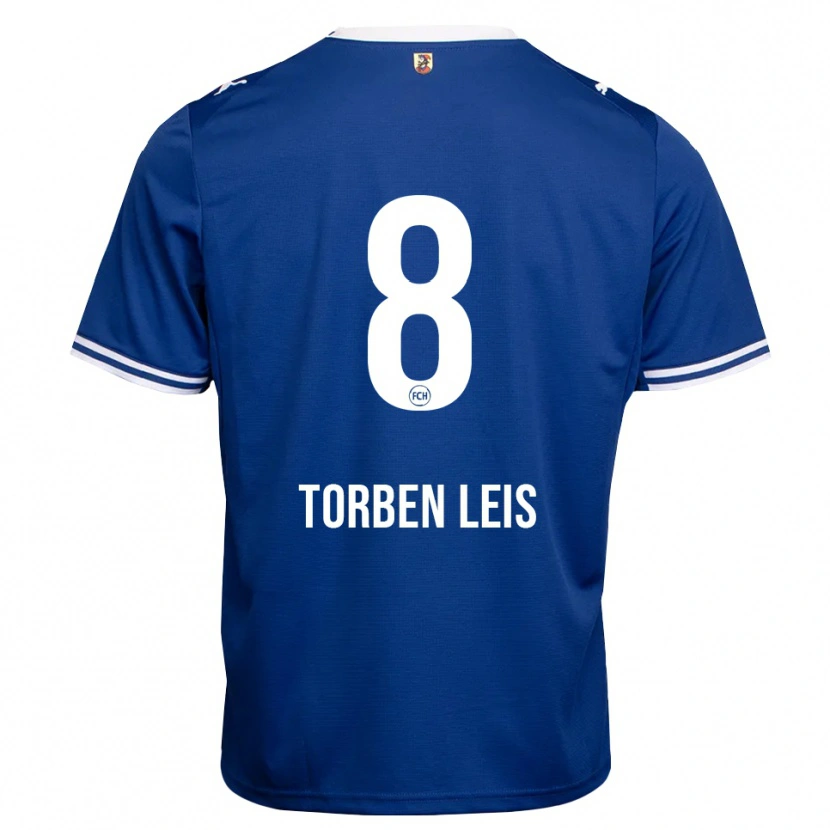 Danxen Kinderen Torben Leis #8 Koninklijk Blauw Wit Uitshirt Uittenue 2026/27 T-Shirt