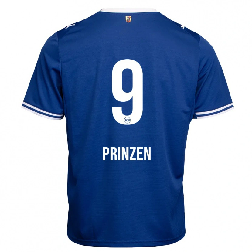 Danxen Kinderen Marlon Prinzen #9 Koninklijk Blauw Wit Uitshirt Uittenue 2026/27 T-Shirt