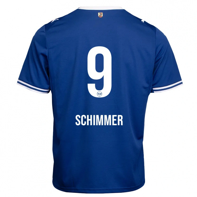 Danxen Kinderen Stefan Schimmer #9 Koninklijk Blauw Wit Uitshirt Uittenue 2026/27 T-Shirt