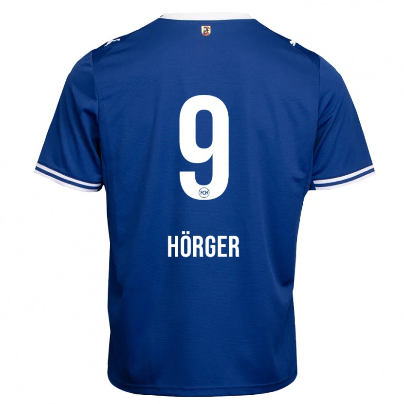 Danxen Kinderen Verena Hörger #9 Koninklijk Blauw Wit Uitshirt Uittenue 2026/27 T-Shirt
