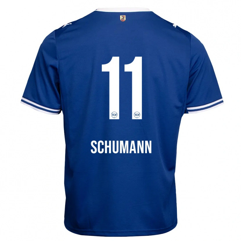 Danxen Kinderen Stefan Schumann #11 Koninklijk Blauw Wit Uitshirt Uittenue 2026/27 T-Shirt