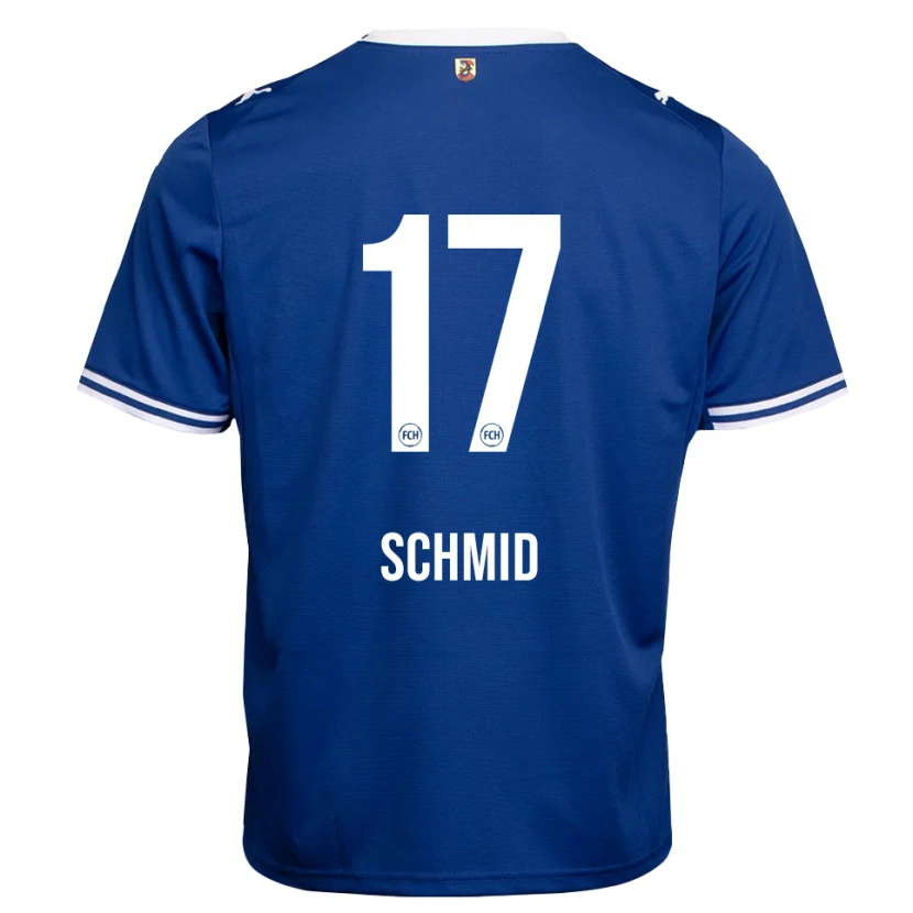 Danxen Kinderen Florent Schmid #17 Koninklijk Blauw Wit Uitshirt Uittenue 2026/27 T-Shirt