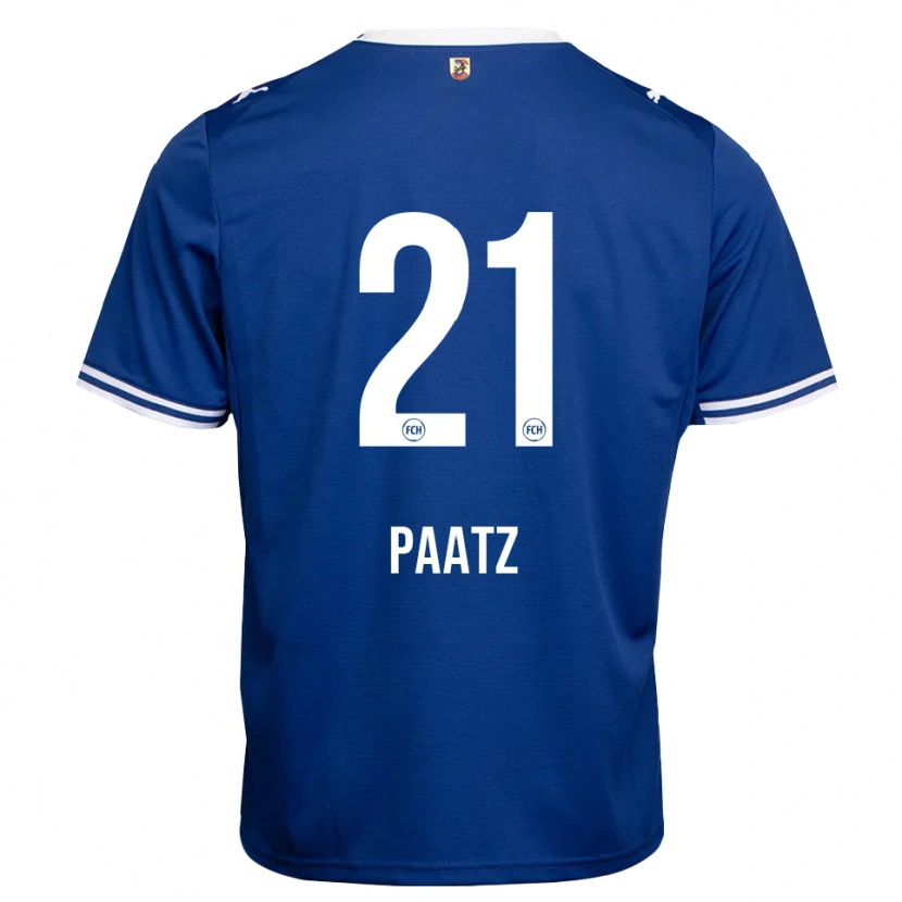 Danxen Kinderen Roque Paatz #21 Koninklijk Blauw Wit Uitshirt Uittenue 2026/27 T-Shirt