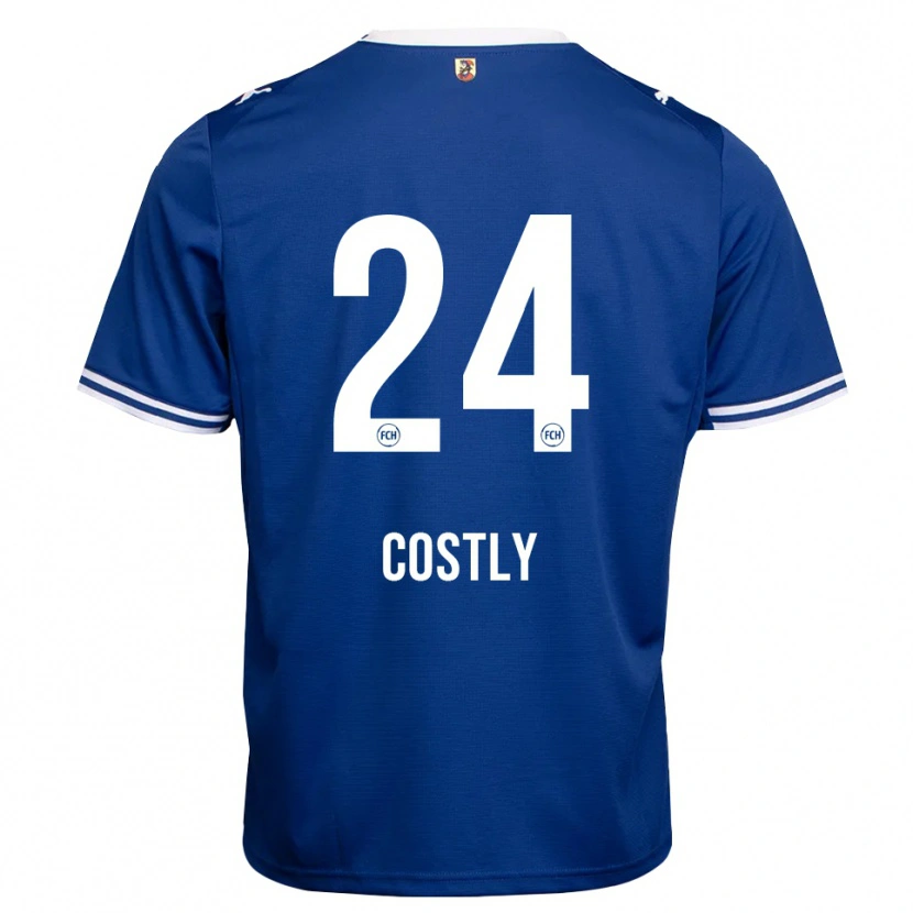 Danxen Kinderen Marcel Costly #24 Koninklijk Blauw Wit Uitshirt Uittenue 2026/27 T-Shirt