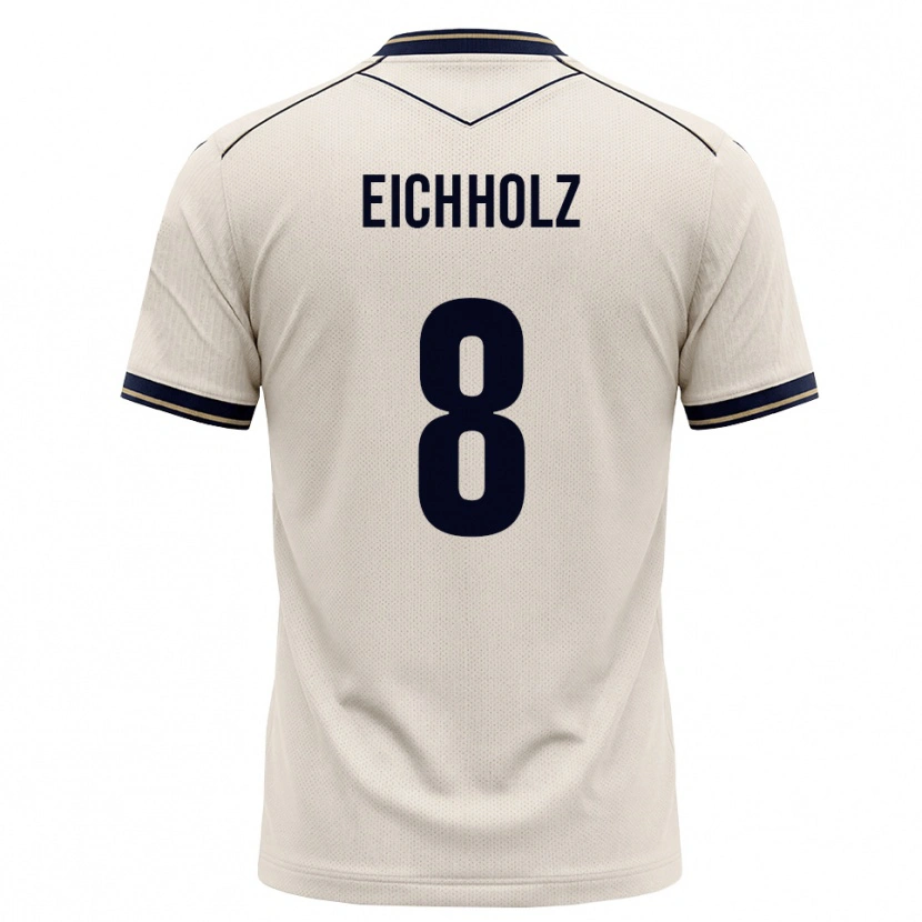 Danxen Kinderen Damian Eichholz #8 Off-White Inktblauw Uitshirt Uittenue 2026/27 T-Shirt