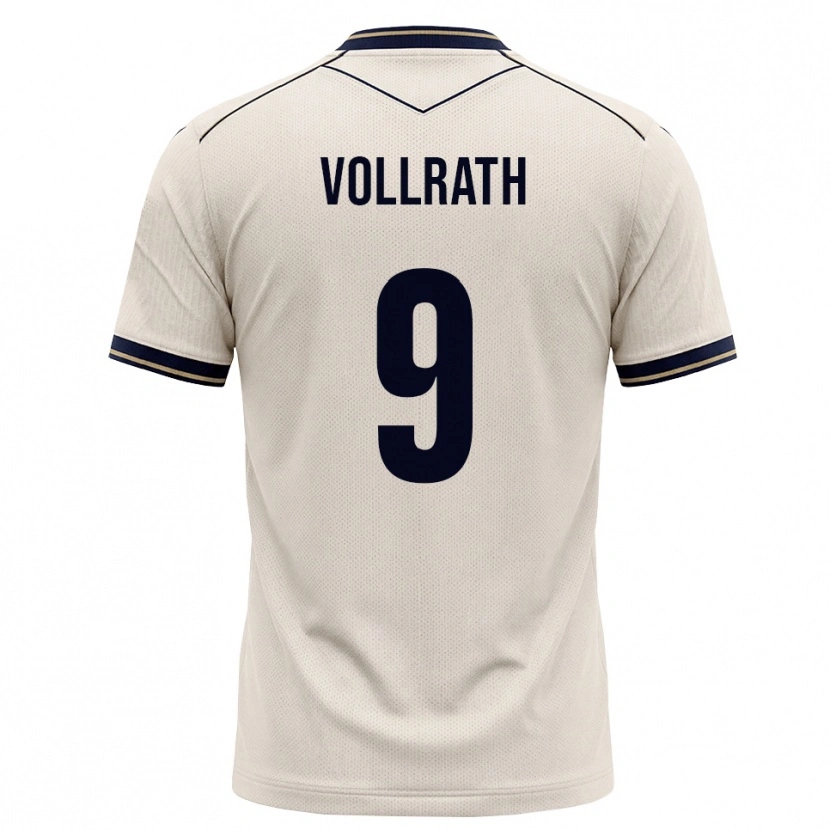 Danxen Kinderen Lucas Vollrath #9 Off-White Inktblauw Uitshirt Uittenue 2026/27 T-Shirt